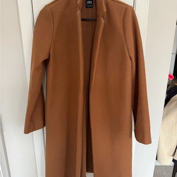Zara Women's Tan Trench Coat - Picture 1 of 1